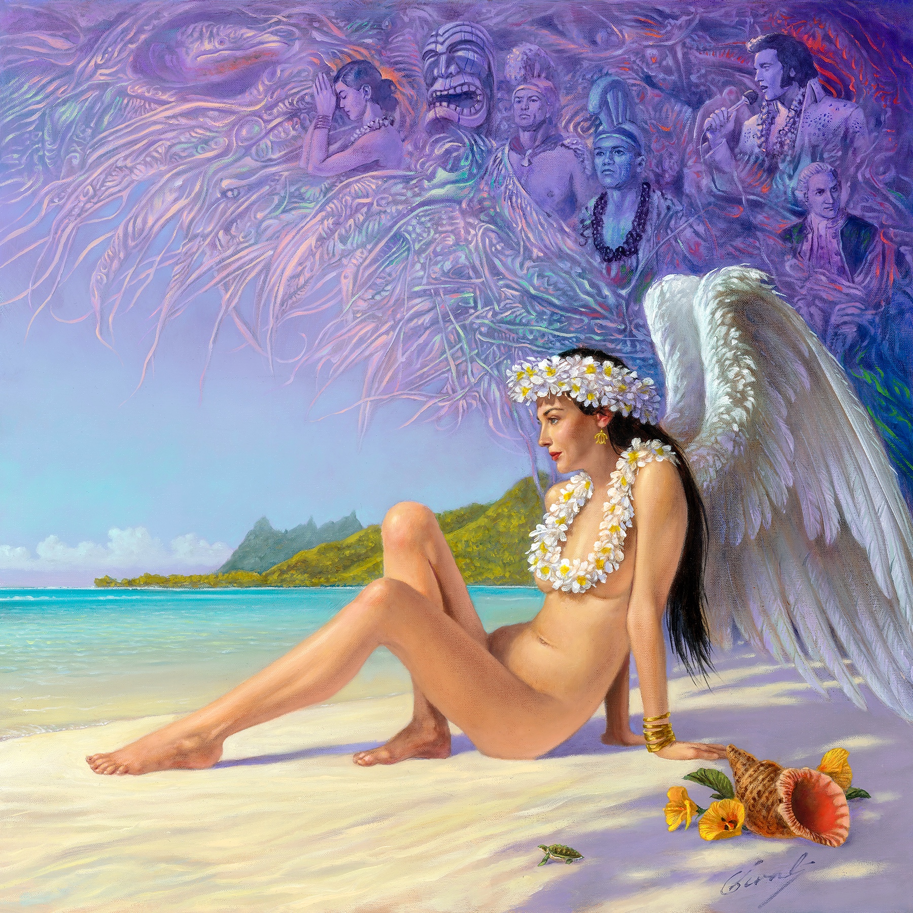 Michael Cheval Angel of Hawaii (SN) (Stretched)